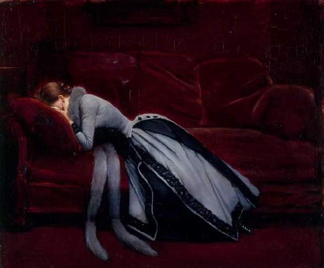 Jean Beraud After the Misdeed oil painting image